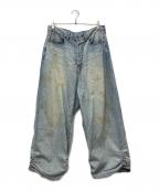 refomedリフォメッド）の古着「FRESH MAN DENIM WIDE PANTS」｜インディゴ
