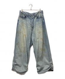 refomed（リフォメッド）の古着「FRESH MAN DENIM WIDE PANTS」｜インディゴ