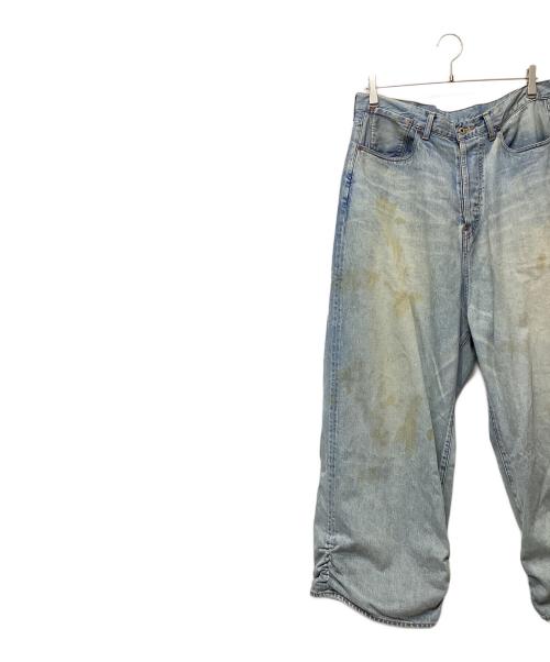 refomed（リフォメッド）refomed (リフォメッド) FRESH MAN DENIM WIDE PANTS インディゴ サイズ:4の古着・服飾アイテム