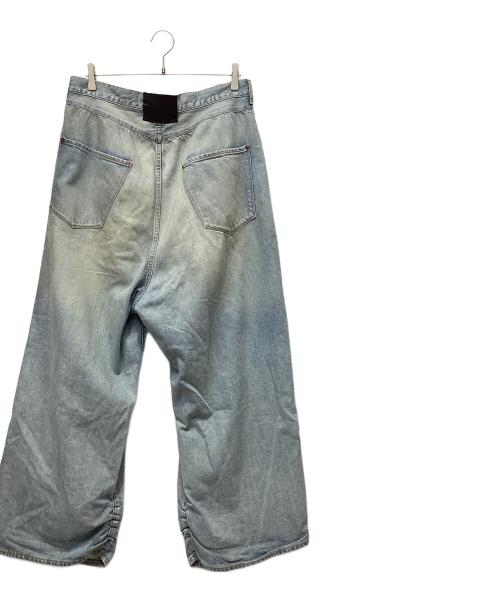 refomed（リフォメッド）refomed (リフォメッド) FRESH MAN DENIM WIDE PANTS インディゴ サイズ:4の古着・服飾アイテム