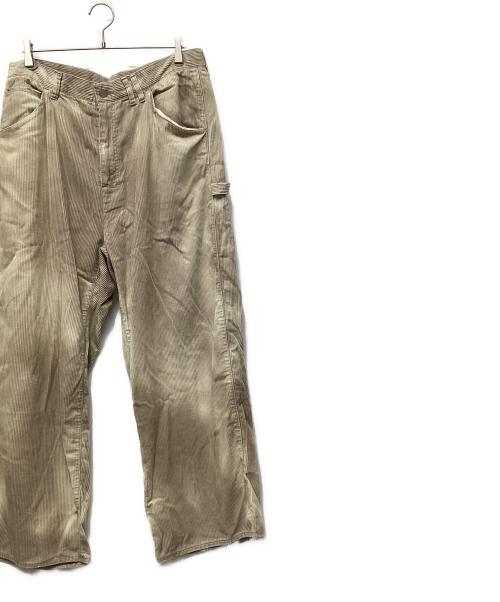 ANCELLM（アンセルム）ANCELLM (アンセルム) コーデュロイワイドペインターパンツ ベージュ サイズ:3の古着・服飾アイテム