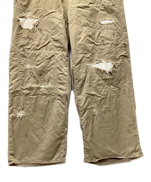 ANCELLM（アンセルム）ANCELLM (アンセルム) REMAKE WIDE CHINO TROUSERS ベージュ サイズ:2の古着・服飾アイテム