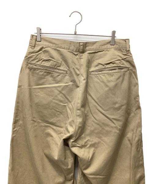 ANCELLM（アンセルム）ANCELLM (アンセルム) REMAKE WIDE CHINO TROUSERS ベージュ サイズ:2の古着・服飾アイテム