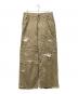 ANCELLM（アンセルム）の古着「REMAKE WIDE CHINO TROUSERS」｜ベージュ