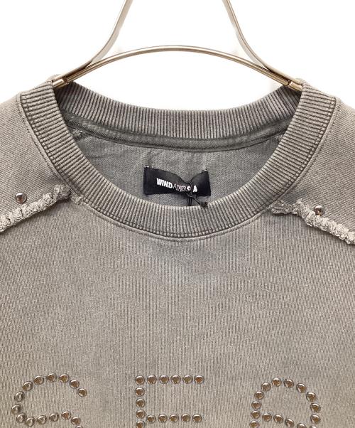 WIND AND SEA（ウィンダンシー）WIND AND SEA (ウィンダンシー) 半袖Tシャツ グレー サイズ:L 未使用品の古着・服飾アイテム