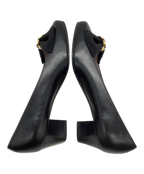 Salvatore Ferragamo（サルヴァトーレ フェラガモ）Salvatore Ferragamo (サルヴァトーレ フェラガモ) パンプス ブラック サイズ:4の古着・服飾アイテム