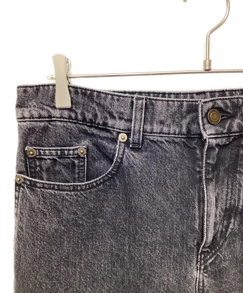 Saint Laurent Paris（サンローランパリ）Saint Laurent Paris (サンローランパリ) ダメージ加工デニムパンツ ブラック サイズ:30の古着・服飾アイテム
