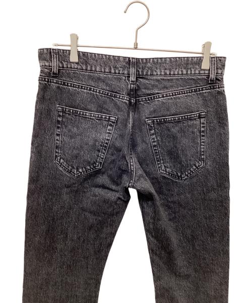 Saint Laurent Paris（サンローランパリ）Saint Laurent Paris (サンローランパリ) ダメージ加工デニムパンツ ブラック サイズ:30の古着・服飾アイテム
