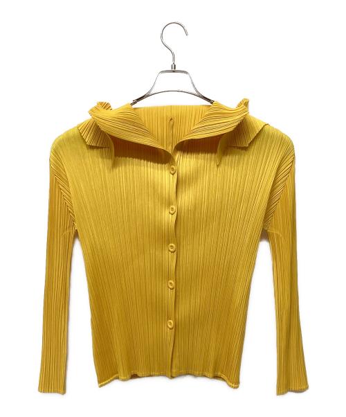 PLEATS PLEASE（プリーツプリーズ）PLEATS PLEASE (プリーツプリーズ) 長袖ブラウス イエロー サイズ:記載なしの古着・服飾アイテム