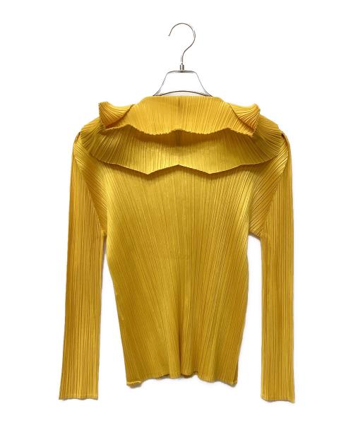 PLEATS PLEASE（プリーツプリーズ）PLEATS PLEASE (プリーツプリーズ) 長袖ブラウス イエロー サイズ:記載なしの古着・服飾アイテム