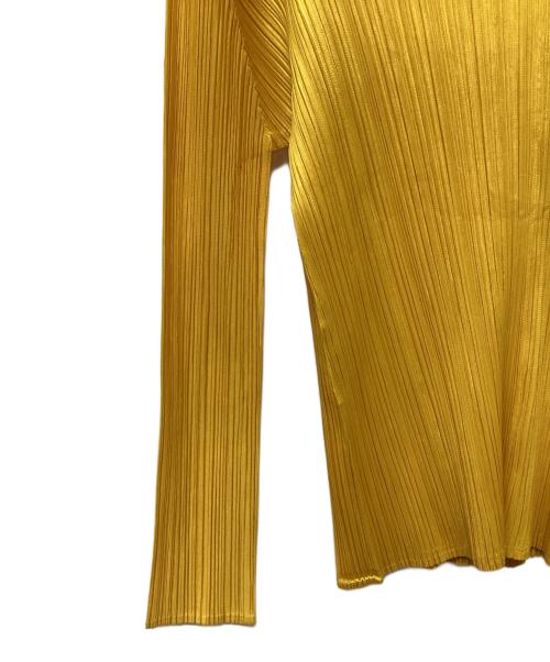 PLEATS PLEASE（プリーツプリーズ）PLEATS PLEASE (プリーツプリーズ) 長袖ブラウス イエロー サイズ:記載なしの古着・服飾アイテム