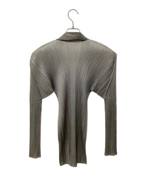 PLEATS PLEASE（プリーツプリーズ）PLEATS PLEASE (プリーツプリーズ) プルオーバーブラウス グレー サイズ:3の古着・服飾アイテム