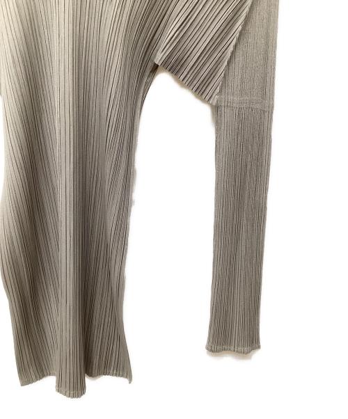 PLEATS PLEASE（プリーツプリーズ）PLEATS PLEASE (プリーツプリーズ) プルオーバーブラウス グレー サイズ:3の古着・服飾アイテム