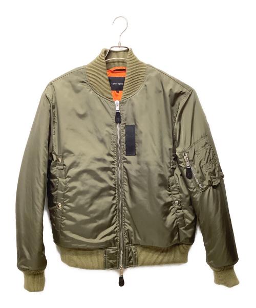 1piu1uguale3（ウノピュウノウグァーレトレ）1piu1uguale3 (ウノピュウノウグァーレトレ) ミリタリーボンバージャケット オリーブ サイズ:Ⅳの古着・服飾アイテム
