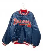 AUTHENTICオーセンティック）の古着「スタジャン」｜ネイビー