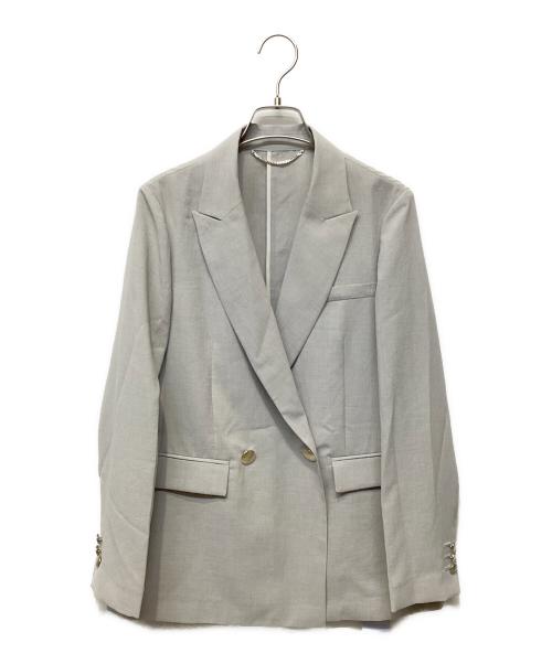 NOLLEY'S sophi（ノーリーズソフィー）NOLLEY'S sophi (ノーリーズソフィー) テーラードジャケット グレー サイズ:38 未使用品の古着・服飾アイテム