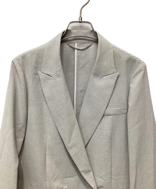 NOLLEY'S sophi（ノーリーズソフィー）NOLLEY'S sophi (ノーリーズソフィー) テーラードジャケット グレー サイズ:38 未使用品の古着・服飾アイテム