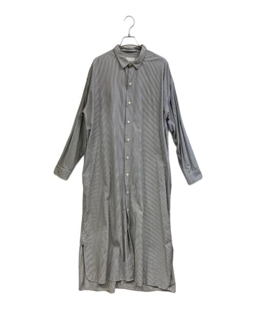ARMEN（アーメン）ARMEN (アーメン) 長袖ワンピース ブラック×ホワイト サイズ:3の古着・服飾アイテム