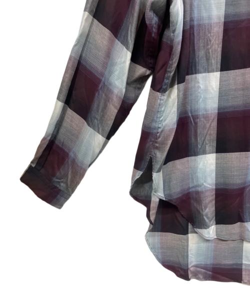 SUGARHILL（シュガーヒル）SUGARHILL (シュガーヒル) 長袖シャツ パープル×グレー サイズ:3の古着・服飾アイテム