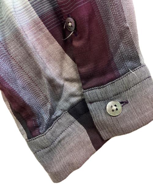 SUGARHILL（シュガーヒル）SUGARHILL (シュガーヒル) 長袖シャツ パープル×グレー サイズ:3の古着・服飾アイテム