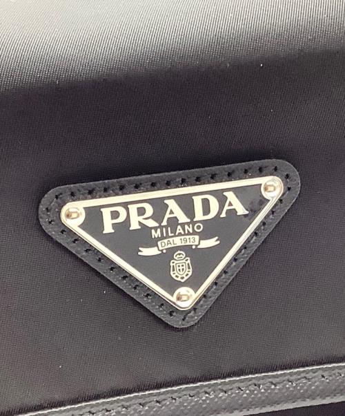 PRADA（プラダ）PRADA (プラダ) リナイロンショルダーバッグ ブラックの古着・服飾アイテム