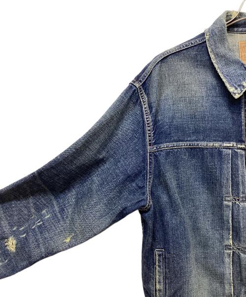 gold（ゴールド）gold (ゴールド) ダメージデニムジャケット インディゴ サイズ:33の古着・服飾アイテム