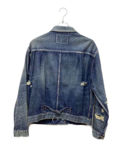 gold（ゴールド）gold (ゴールド) ダメージデニムジャケット インディゴ サイズ:33の古着・服飾アイテム