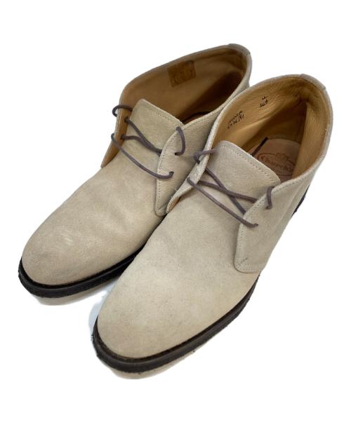 CHURCH'S（チャーチ）CHURCH'S (チャーチ) スウェードチャッカーブーツ アイボリー サイズ:36 1/2（23.5cm）の古着・服飾アイテム