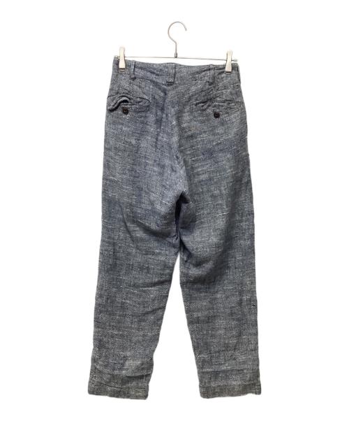 45R（フォーティファイブ・アール）45R (フォーティファイブ・アール) 綿麻ツイードの908チーゴパンツ ネイビー サイズ:記載無しの古着・服飾アイテム