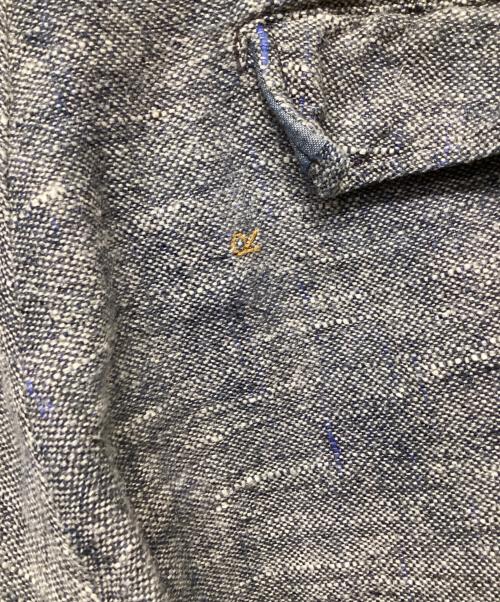 45R（フォーティファイブ・アール）45R (フォーティファイブ・アール) 綿麻ツイードの908チーゴパンツ ネイビー サイズ:記載無しの古着・服飾アイテム