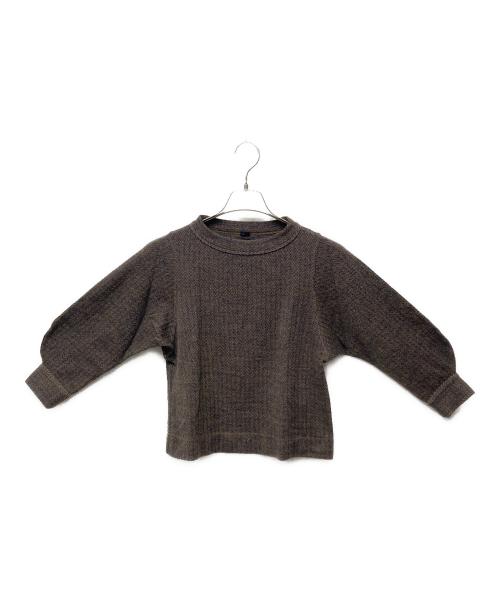 45R（フォーティファイブ・アール）45R (フォーティファイブ・アール) ジャージフラノのスウェット ブラウン サイズ:Freeの古着・服飾アイテム