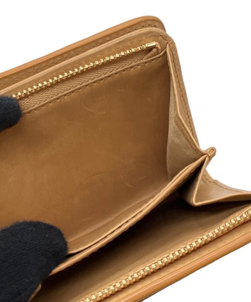 genten（ゲンテン）genten (ゲンテン) 2つ折り財布 ブラウンの古着・服飾アイテム