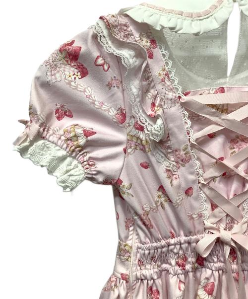 LIZ LISA（リズリサ）LIZ LISA (リズリサ) 半袖ワンピース ピンク サイズ:2の古着・服飾アイテム