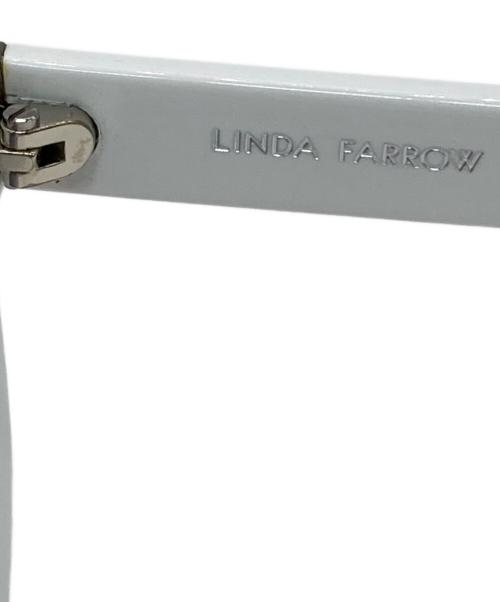 Linda Farrow（リンダ ファロー）LINDA FARROW (リンダ ファロー) サングラス ホワイトの古着・服飾アイテム