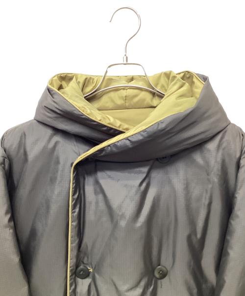 45rpm（45アールピーエム）45rpm (45アールピーエム) リバーシブルフーテッドダウンジャケット ブラック×ベージュ サイズ:2の古着・服飾アイテム