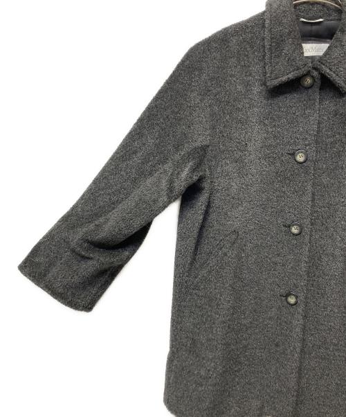 MaxMara（マックスマーラ）MaxMara (マックスマーラ) ステンカラーコート グレー サイズ:38の古着・服飾アイテム