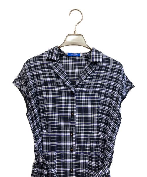 BURBERRY BLUE LABEL（バーバリー ブルー レーベル）BURBERRY BLUE LABEL (バーバリー ブルー レーベル) ノースリーブワンピース ネイビー サイズ:Mの古着・服飾アイテム