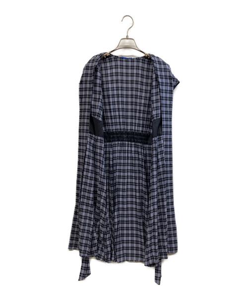 BURBERRY BLUE LABEL（バーバリー ブルー レーベル）BURBERRY BLUE LABEL (バーバリー ブルー レーベル) ノースリーブワンピース ネイビー サイズ:Mの古着・服飾アイテム