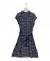 BURBERRY BLUE LABEL（バーバリー ブルー レーベル）の古着「ノースリーブワンピース」｜ネイビー