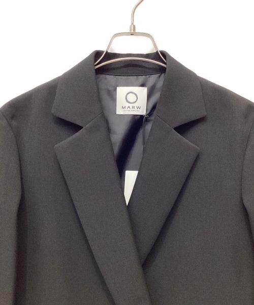 MARW UNITED ARROWS（マルゥ ユナイテッドアローズ）MARW UNITED ARROWS (マルゥ ユナイテッドアローズ) テーラードジャケット ブラック サイズ:36の古着・服飾アイテム