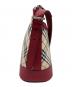 BURBERRY (バーバリー) ショルダーバッグ レッド×ベージュ：22000円