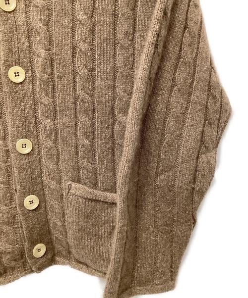 45R（フォーティファイブ・アール）45R (フォーティファイブ・アール) 厚手カーディガン ブラウン サイズ:未記載の古着・服飾アイテム