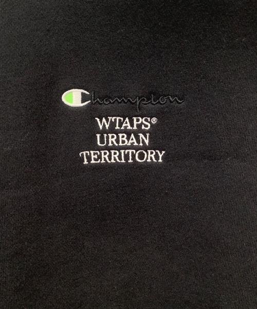 Champion（チャンピオン）Champion (チャンピオン) WTAPS (ダブルタップス) スウェット ブラック サイズ:MEDIUMの古着・服飾アイテム