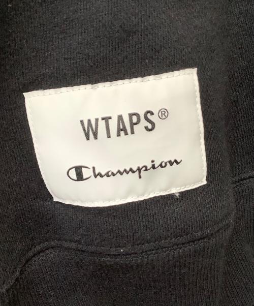Champion（チャンピオン）Champion (チャンピオン) WTAPS (ダブルタップス) スウェット ブラック サイズ:MEDIUMの古着・服飾アイテム