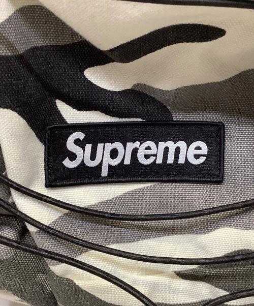 SUPREME（シュプリーム）Supreme (シュプリーム) リュック ライトグレー×ブラックの古着・服飾アイテム