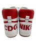中古・古着 NIKE (ナイキ) COMME des GARCONS HOMME PLUS (コムデギャルソンオムプリュス) スニーカー ホワイト×レッド サイズ:26cm：9000円