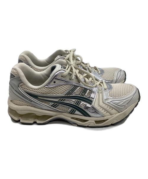 asics（アシックス）asics (アシックス) ゲルカヤノ ローカットスニーカー ホワイト×シルバーカラー サイズ:26.5の古着・服飾アイテム