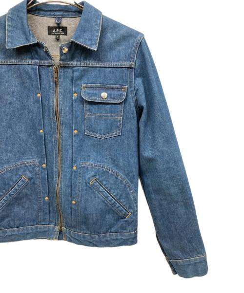 A.P.C.（アーペーセー）A.P.C. (アーペーセー) デニムジャケット ブルー サイズ:Mの古着・服飾アイテム