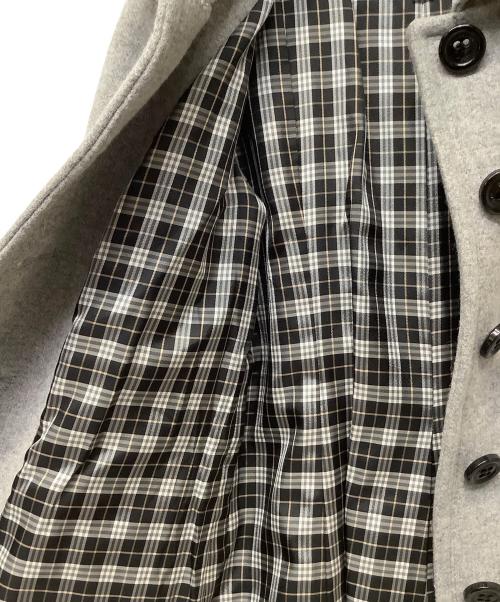 BURBERRY BLUE LABEL（バーバリーロンドンブルーレーベル）BURBERRY BLUE LABEL (バーバリーロンドンブルーレーベル) アンゴラ混コート グレー サイズ:38の古着・服飾アイテム