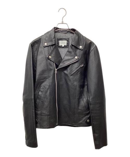 yoused（ユーズド）yoused (ユーズド) レザーライダースジャケット ブラック サイズ:Lの古着・服飾アイテム